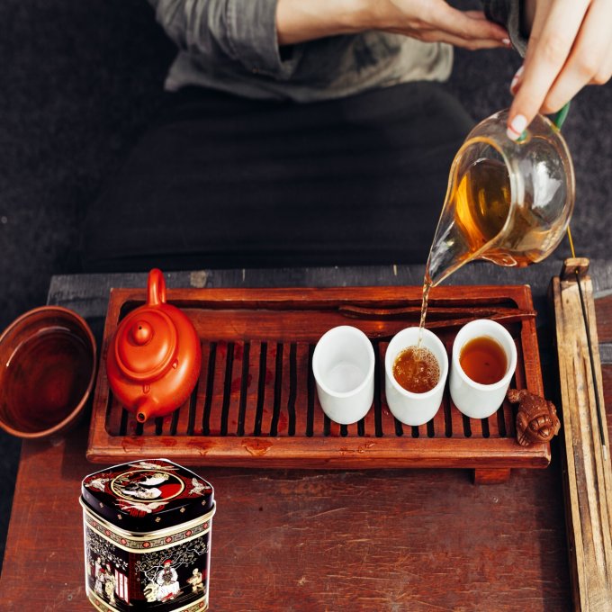 boite à thé japonaise -  thé en vrac 1.5kg